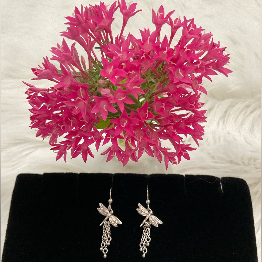 Brighton Solstice Dragonfly French Wire Earrings Retired Design